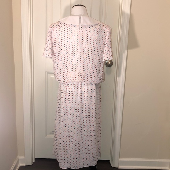 COPY - Vintage Joy Gordon Vintage Dress  Blouson Collar. - Picture 5 of 11